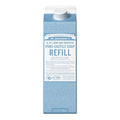 Dr. Bronner's Pure-Castile Liquid Soap Refill - Made with Regenerative Organic Certified Oils, 86% Less Plastic - 18-in-1 Uses, For Face, Body Wash, Hand Soap Refill & More - Baby Unscented, 32oz