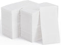 JOLLY CHEF 400 Pack Disposable Paper Napkins, Soft Bathroom Napkins Guest Disposable, 2-Ply White Paper Hand Towels for Halloween, Wedding, Thanksgiving