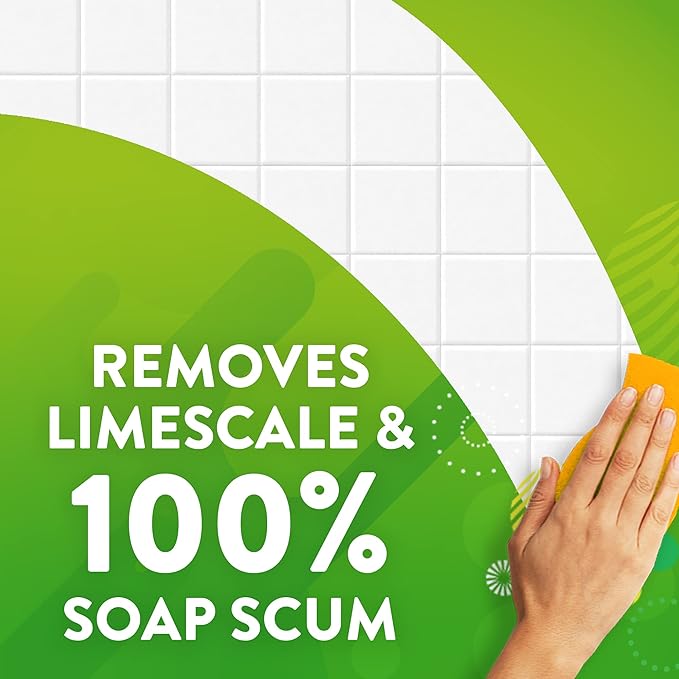 Scrubbing Bubbles Mega Bathroom and Shower Foamer Aerosol, Rainshower Scent, 20oz (Pack of 2)