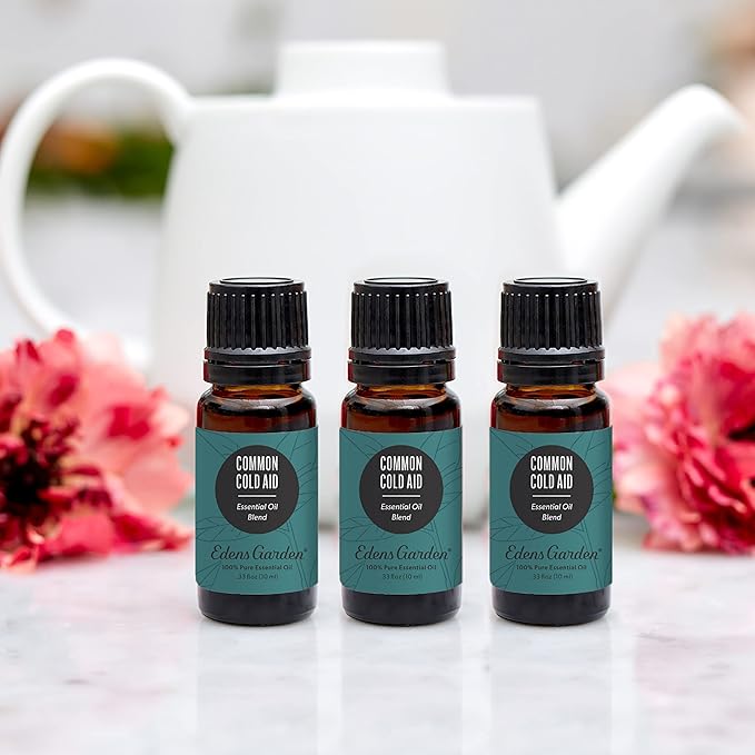 Edens Garden Common Cold Aid Essential Oil Blend- 100% Pure Premium Grade, Undiluted, Natural, Therapeutic, Aromatherapy, The Best for Skin, Humidifiers, Candle 118 ml (4 fl oz)