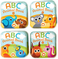 Floating Baby Bath Books. Kids Learning Bath Toys. Waterproof Bathtime Toys for Toddlers. Kids Educational Infant Bath Toys.(Set of 4: ABC Animal Bath Books)