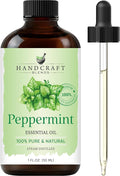 Handcraft Blends Peppermint Essential Oil – 1 Fl Oz – 100% Pure and Natural – Premium Grade Essential Oil for Diffuser and Aromatherapy, Skin, Massage, Candle and Soap Making Fragrance
