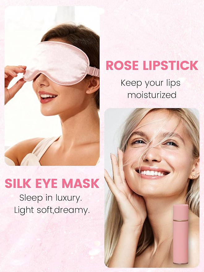 16Pcs Rose Spa Kit - Relaxing Bath & Body Care Gift Set with Bath Bombs & Lotions for Women. The Perfect Mother's Day Birthday Christmas or Thank You Gift for Mom Wife Friend Relaxing Home Spa Set