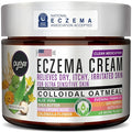 Puriya 5-in-1 Eczema Cream for Kids, Baby, Toddler, Adults, Advanced Colloidal Oatmeal Lotion for Dry, Itchy Skin Relief on Face and Body, Clinically Tested, Intensive Moisturizing Eczema Treatment