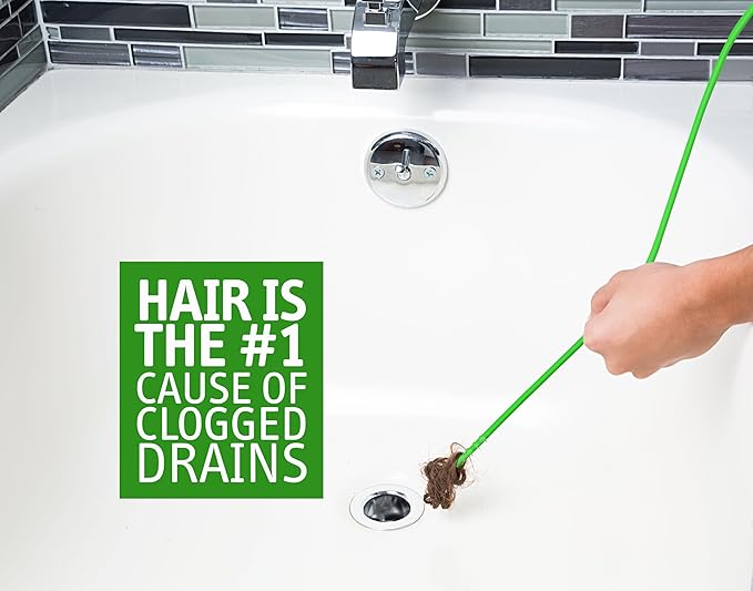 TubShroom Drain Hair Catcher - Matte Black - Fits 1.5-1.75 inch Tub Drains - Drain Protection to Prevent Clogs, Comes with 4 DrainShroom Toss Disposable Drain Snakes
