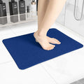Non-Slip Bathtub Mat, Anti Slip Shower Mat, Fast Drying Bathtub Mats, Foot Scrubber Mat, Anti Slip Mat for Tub, Floor, Bathroom, Kitchen, Home, Hotel (Navy Blue 24"×16")