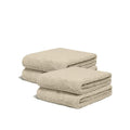 Italic Serene Ultraplush Cotton Washcloth Towel Set, 4 Face Towels, Sand, Soft & Absorbent, 800GSM, 100% Cotton, Heavy Duty, Resort Grade Towels (Sand)