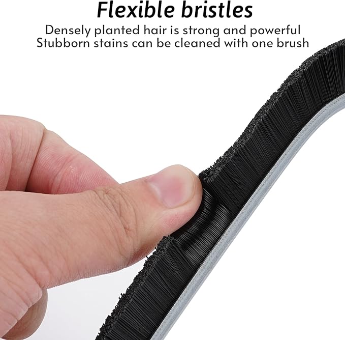 Crevice Cleaning Brush, Hard Bristle Grout Brush Gap Cleaner Tool for Tight Groove Spaces, Kitchen, Bathroom, Sliding Shower Door, Faucets Corners, Tiles, Sink and Windows Track