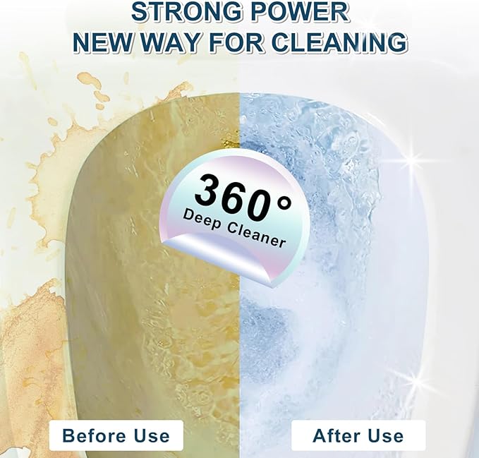 Pumice Stone Toilet Bowl Cleaner,16.7Inch Toilet Pumice Stone with Handle Cleans Hard Water Ring Calcium Buildup&Stains for Toilet Bath Kitchen Household Cleaning