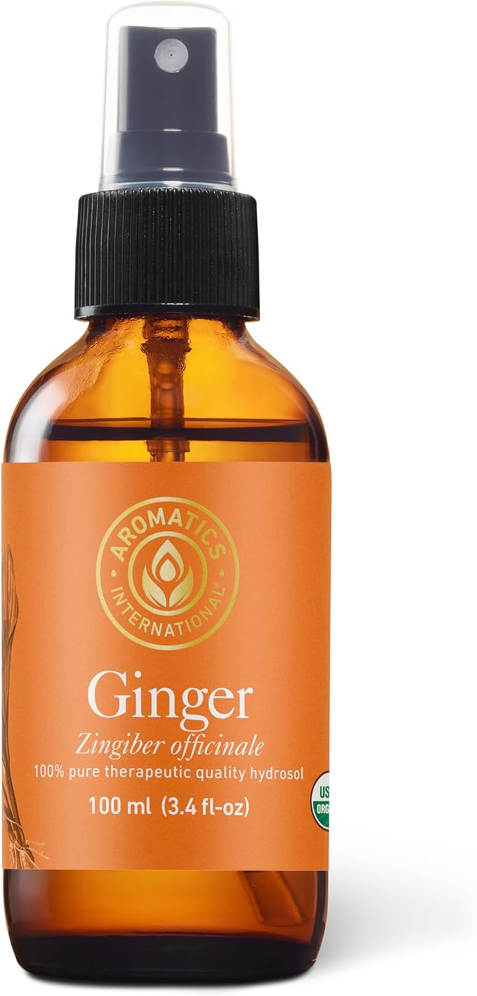 Aromatics International Ginger Hydrosol 100ml | Warm Aromatic Spray for Daily Use