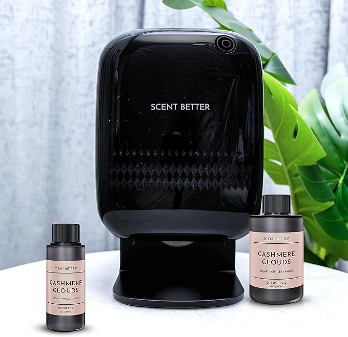 Scent Better Cashmere Clouds Aroma Essential Oil Blend: an Aromatherapy Blend of Cedar, Vanilla, and Amber for Ultrasonic Diffusers & Nebulizers (3.3 Fl Oz, 100 mL)
