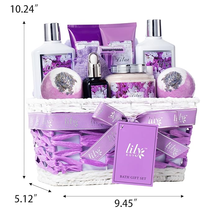 Christmas Gifts for Women 17-Piece Bath and Body Gift Set for Mom - Luxury Spa Gift Basket for Women, Pampering Bath Set | Mothers Day Gifts, Birthday Gifts, Perfect Holiday Gift for Her All Occasions