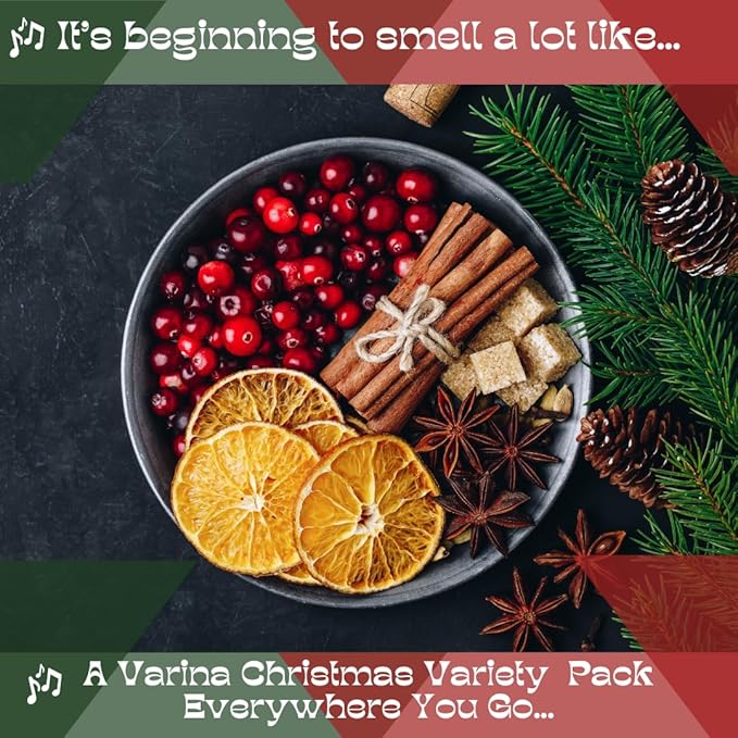Christmas Variety Bar Soap - Gentle Cleansing for Sensitive Skin - 5 Pack - Experience Healthy and Glowing Skin