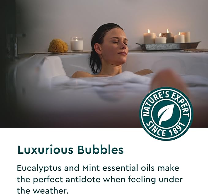 Kneipp Under The Weather Eucalyptus Aromatherapy Bubble Bath - Good for Respiratory Wellness - Vegan - Sulfate Free - 13.5 fl oz - Up to Eight Baths