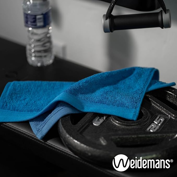 100% Cotton Washcloths Set 13” x 13” | Petrol Towels | Set of 12 Ultra Soft and Highly Absorbent Washcloths Sets for Bathroom, Gym, Hotel, Spa | Machine Washable Face Towel