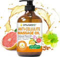 Anti Cellulite Oil Massage Oil for Massage Therapy,Body Oil for Skin Tightening & Cellulite Remover in Thighs and Butt,Cellulite Treatment Massage Oil,Assists with Firming,Toning & Moisturizes Skin