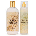 Home Spa Gift 10oz Deep Moisturizing Fragrance Body Lotion & 8 oz. Fine Fragrance Body Mist Set Luxury Self-Care Combo for Women and Girls (Warm Vanilla)