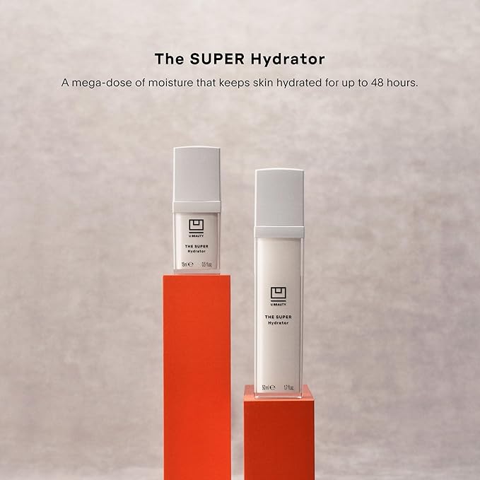 U Beauty The SUPER Hydrator - Mega-Dose Skin Hydrator and Hyaluronic Acid Moisturizing Cream with Peptides and Grapeseed Oil for Supple, Smooth, and Softer-Looking Skin For Up To 48 Hours - 0.5 fl oz