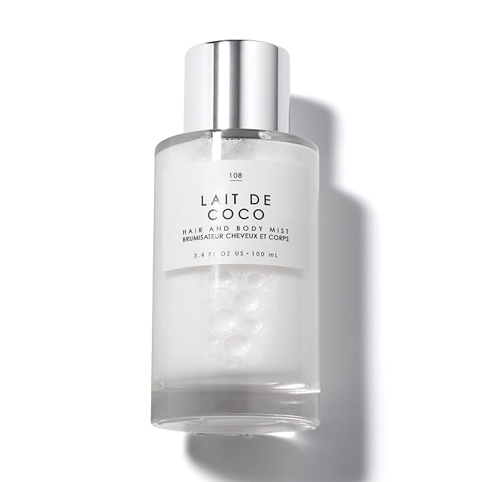 Le Monde Gourmand Lait de Coco Hair & Body Mist - 3.4oz (100ml) - Bergamot, Vanilla, Coconut Fragrance Notes