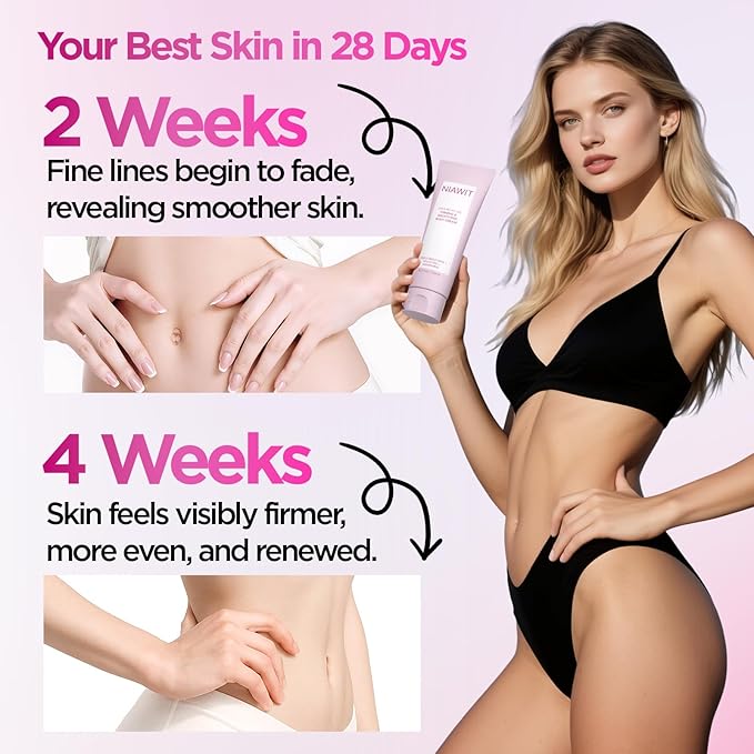 Firming Smoothing Body Cream – Visible Lifting & Tightening for Belly, Thighs, Butt | Helps Reduce Cellulite & Sagging Skin, Body Sculpting Moisturizer for Daily Body Care Routine | 4.24 fl.oz