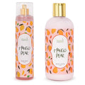 Home Spa Gift 10oz Deep Moisturizing Fragrance Body Lotion & 8 oz. Fine Fragrance Body Mist Set Luxury Self-Care Combo for Women and Girls (Mango Pear)