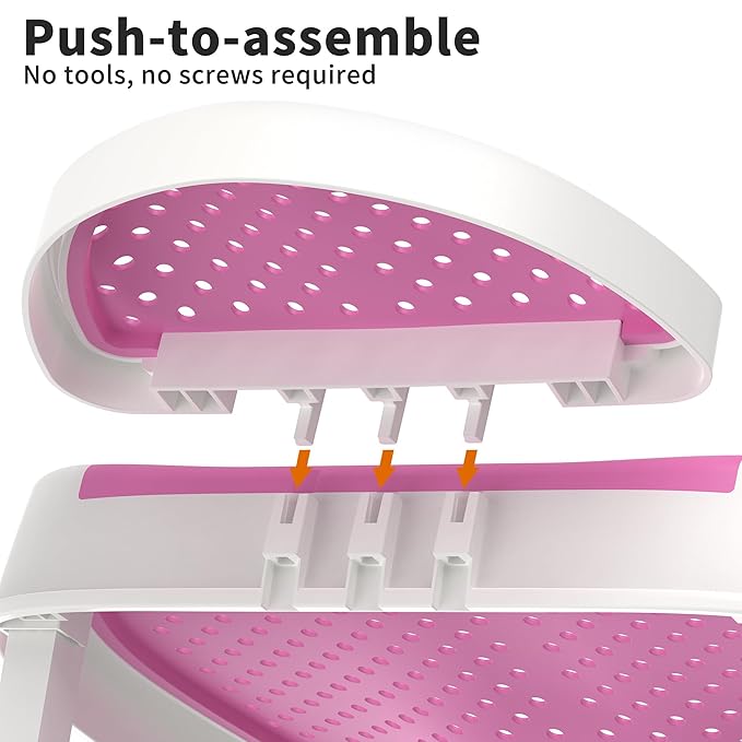 Baby Bathtub Support for Babies 0-6 Months, Foldable Portable Infant Bathtub, Ergonomic Mesh Baby Bath Tub, Pink