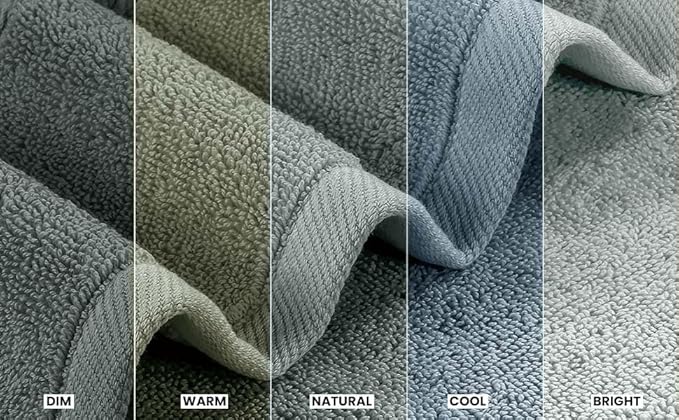 Utopia Towels 4 Pack Premium Bath Towels Set, 27 by 54 Inches, 100% Ring Spun Cotton 600GSM, Lightweight and Highly Absorbent Quick Drying Towels, Perfect for Daily Use, Cool Grey