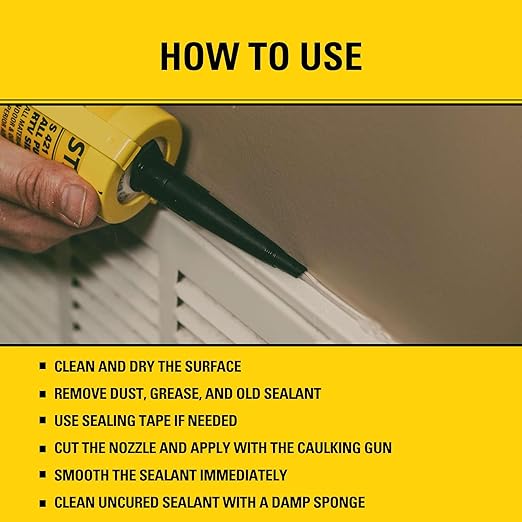 Stanley S421 All-Purpose RTV Silicone Sealant (12 x 10.1 fl.oz.) – 100% Waterproof Translucent Caulk | Industrial-Grade Silicone for Kitchen, Bathroom, Shower, Window, Door, Indoor & Outdoor Use
