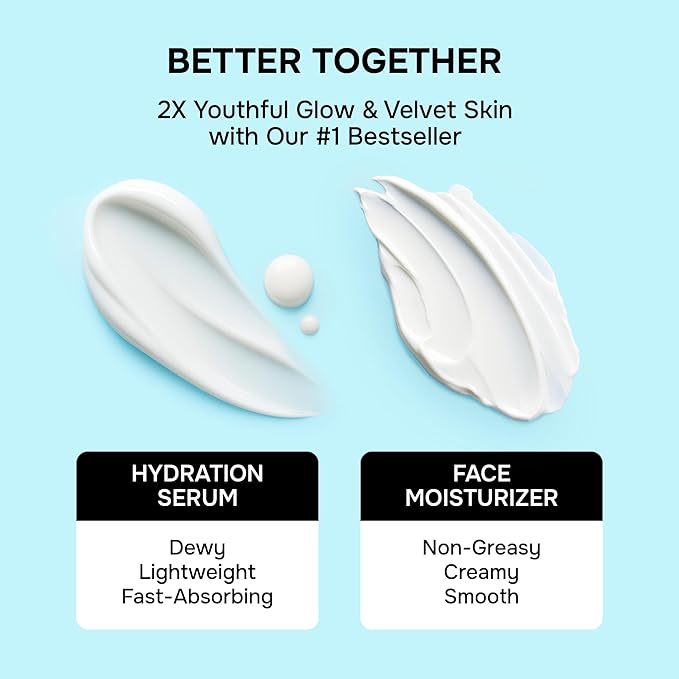 SimplyVital Collagen, Retinol & Hyaluronic Acid Serum - Anti-Aging Moisturizer for Face, Neck & Décolleté - Made in USA, Deep Moisturizing Skin Care Complex - Hydrating Facial Serum for Women, 1 fl.oz