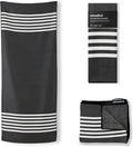 Nomadix Original Towel - Perfect for Beach, Pool, Travel, Camping, Yoga - Made with Recycled Materials - Super Absorbent - Sand Resistant - Poolside Black - 72.5x30