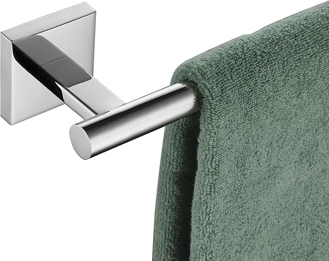 KOKOSIRI Hand Towel Bar 12 Inch Bathroom Towel Holder for Bath Kitchen Toilet Cabinet Chrome Stainless Steel B4005CH-L12