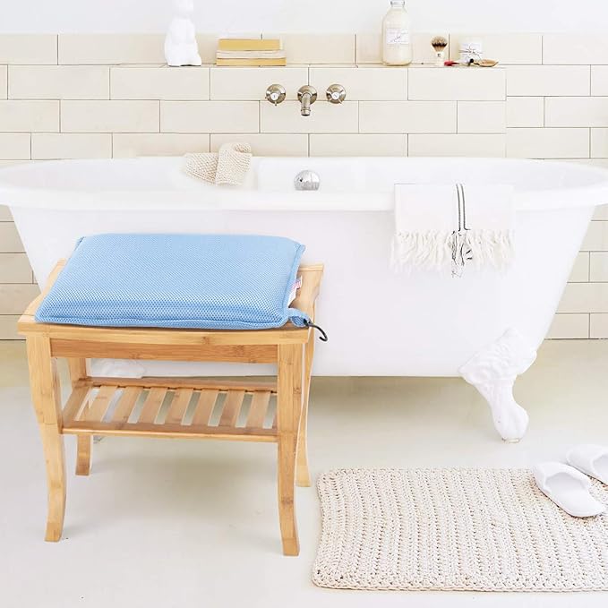 OasisSpace Cushion for Shower Chair, Seat Cushion for Shower Bench, Transfer Benches, Shower Chairs and Kneeling Pads,Bath Seat Cushion for Elderly, Senior, Handicap & Disabled