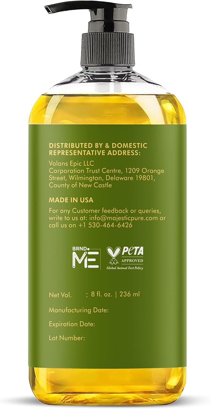 MAJESTIC PURE Arnica Massage Oil for Massage Therapy - Refreshing, and Relaxing - Natural Oils with Lavender & Chamomile Essential Oils - for All Skin Types - Men and Women - 8 fl oz
