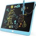 KOKODI LCD Writing Tablet, 16 Inch Colorful Doodle Board Drawing Tablet, Erasable Reusable Electronic Drawing Pads, Educational and Learning Toy for 3-6 Years Old Boy and Girls