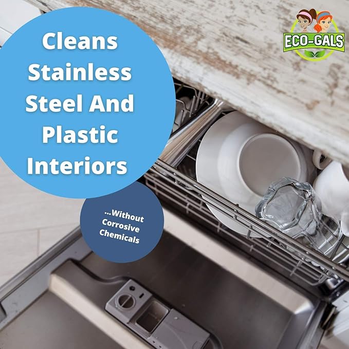 Dishwasher Cleaner - 12 Tablets - 12 Month Supply - Unscented