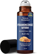 Frankincense & Myrrh Essential Oil Roll-On 10ml - 100% Pure, Natural & Prediluted Oil Blend for Aromatherapy & Skin Care - Nexon Botanics