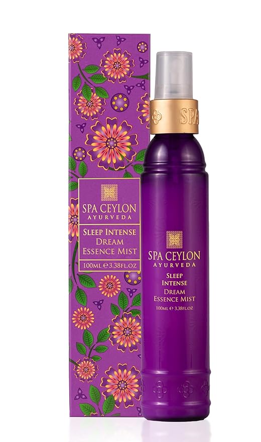 SPA CEYLON Sleep Intense Dream Essence Mist, All-Natural Skin Care Spray for Bedtime Ritual, Calming Body & Fragrance Mist, Suitable for All Skin Types, 100ml