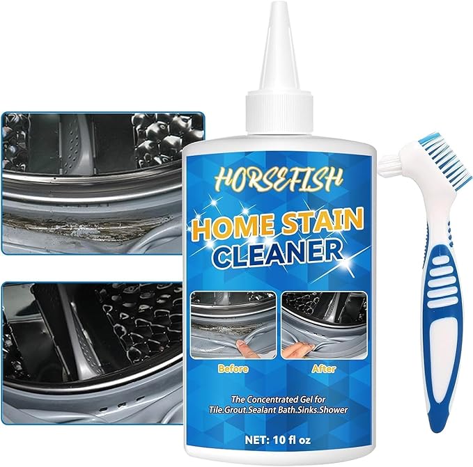 Washing Machine Cleaner, 10 Fl Oz Household Home Remover Gel for Washing Machine, Refrigerator Strips, Cleaner For Tiles Grout Sealant Bathroom Cleaning Home Kitchen Sinks Cleaning Grout Cleaner