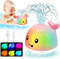 Bath Toys For 1 Year Old Girls, Pool Water Table Infant Baby Toy 6-12-18 Months, Whale Water Spray Toy, 1st Birthday Gifts For Girls,One 1 2 3 Year Old Boys Girls Gifts, Baby Toddler Shower Gifts