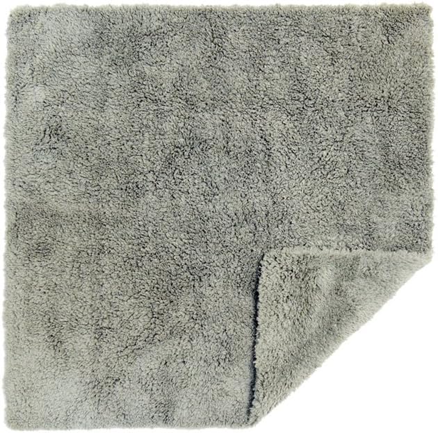 CARCAREZ Microfiber Towels for Cars, Car Drying Wash Detailing Towel with Plush Edgeless Microfiber Cloth (Grey)