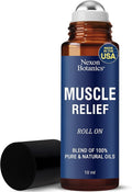 Muscle Relief Essential Oil Roll-On 10 ml - Pure & Natural Prediluted Blend for Sore Muscles, Aches & Recovery - Easy Roller for Athletes & Active Lifestyles - Nexon Botanics