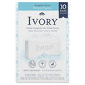 Ivory Gentle Bath Bar Soap, Family Pack, Designed for Whole Family, 99.44% Pure Formula, Plant-Based Cleansers, Made Without Heavy Perfumes, Parabens or Phthalates, Original Scent, 3.17 oz (10 Count)