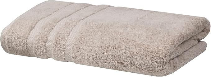 SOFE H&L | Olea Luxury Turkish Cotton Bath Towel Set of 1 : 1 Jumbo Bath Towel - Sand | Premium, Soft, Durable, Absorbent | XL Bath Towels Oversized