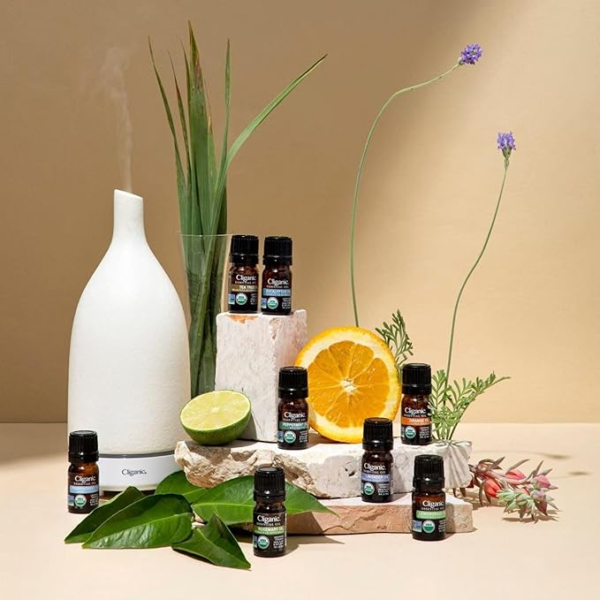Cliganic Organic Citronella Essential Oil - 100% Pure Natural for Aromatherapy Diffuser | Non-GMO Verified (Packaging May Vary)