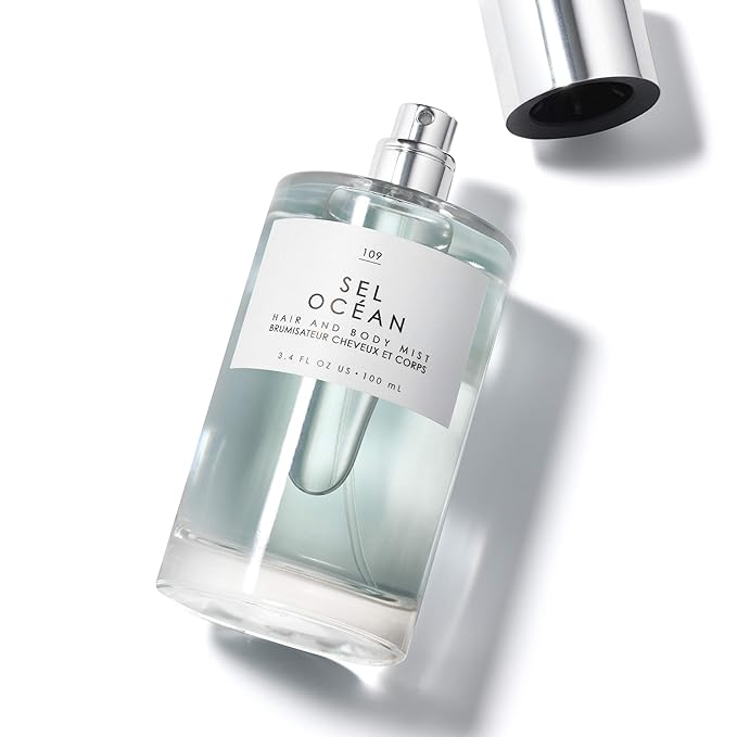 Le Monde Gourmand Sel Océan Hair & Body Perfume Mist - 3.4oz (100ml) - Honeysuckle, Muguet and Pink Sea Salt Fragrance Notes