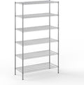 21" Deep x 48" Wide x 86" Height Wire Shelving Kit | 6-Tier | NSF Commercial Storage Rack Unit