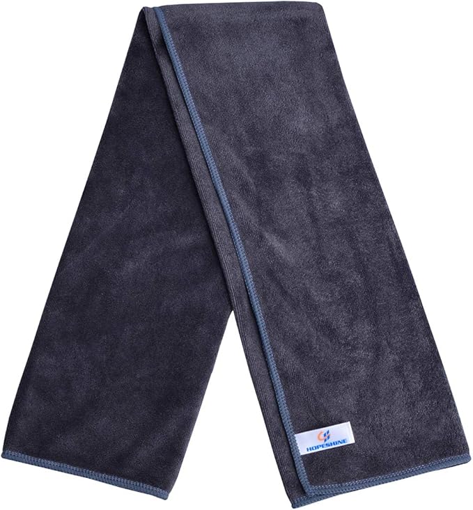 HOPESHINE Gyms Towels for Men & Women Microfiber Exercise Fitness Home Absorbent Sweat Yoga Towels Sports Towels Soft Fast Drying 16inch x32inch 3-Pack