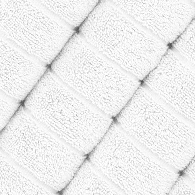 Classic Turkish Towels CTT Luxury Hand Towels for Bathroom Set of 4, 100% Turkish Cotton, Quick Dry & Comfy Towels for Hotel & Spa, Highly Absorbent | 20"x32" (White)