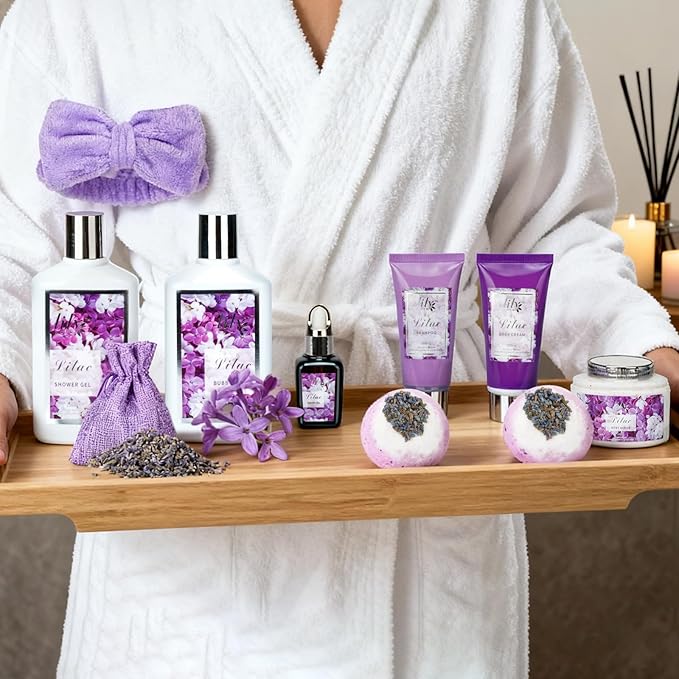 Christmas Gifts for Women 17-Piece Bath and Body Gift Set for Mom - Luxury Spa Gift Basket for Women, Pampering Bath Set | Mothers Day Gifts, Birthday Gifts, Perfect Holiday Gift for Her All Occasions