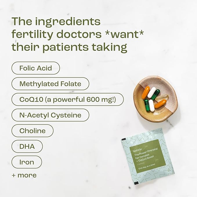 bird&be The Power Prenatal for Females with Coq10 Boost